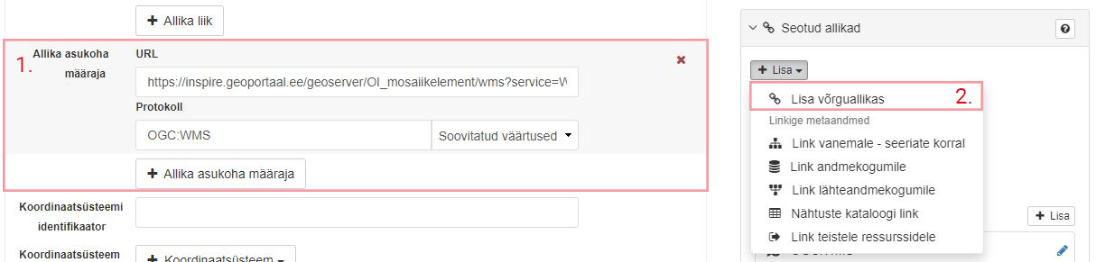 Allika asukoha määraja